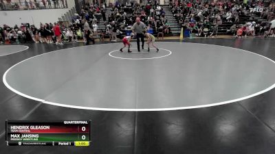 60 lbs Quarterfinal - Max Jansing, Prodigy Wrestling vs Hendrix Gleason, Team Central