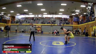 165 lbs Quarterfinal - Chandler Woods, Cottonwood vs Tristan Eyre, Cyprus