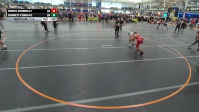 113 lbs Quarterfinal - Bennett Ferraro, Unattached vs Benito Barnhart, Unattached