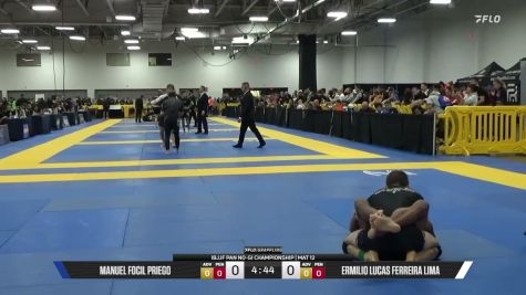 Ermilio Lucas Ferreira Lima vs Manuel Focil Priego 2026 Pan IBJJF Jiu-Jitsu No-Gi Championship