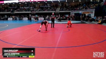 152 lbs Cons. Round 2 - Cale Singletary, West Valley Wolfpack vs Justus Darbonne, Juneau-Douglas HS