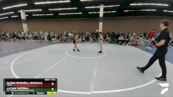 88-90 lbs Round 3 - Lucian Ukperaj, All American Wrestling Club vs Alona Buswell-Gonzales, Texas