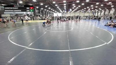 115 lbs Round 3 (12pm Friday) - Sebastian Cisneros, Cali Red vs Christian Bushy, Dynasty Black