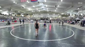 114 lbs Semis & 1st Wb (8 Team) - Marena Saleb, Blackman High School Girls vs Cora Finstad, Gibbs High School Girls