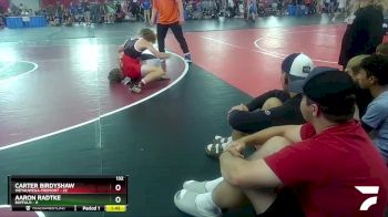 132 lbs Round 1 (6 Team) - Carter Birdyshaw, Weyauwega-Fremont vs Aaron Radtke, Buffalo