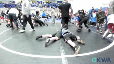 85 lbs Quarterfinal - Brock Nelson, Grover Rains Wrestling Club vs Sophia Stephens, F-5 Grappling