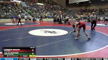 4A 132 lbs Quarterfinal - Cameron Graham, Glen Rose vs Shiloh Romoser, Shiloh Christian