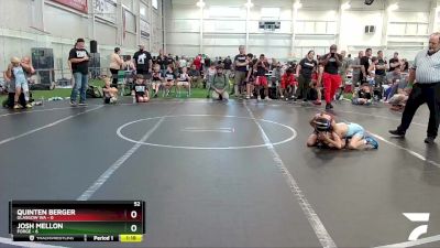 52 lbs Round 5 (8 Team) - Josh Mellon, Forge vs Quinten Berger, Glasgow WA