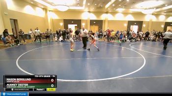 75 lbs Cons. Round 2 - Audrey Deeter, Sanderson Wrestling Academy vs Mason Berglund, Sons Of Atlas