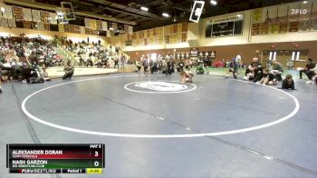 63 lbs Round 2 - Nash Garzon, 951 Wrestling Club vs Aleksander Doran, Team Temecula
