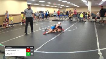 70 lbs Rr Rnd 1 - Griffin Doroshenko, K4 Mat Assassins Red vs London Powell, K4 Third Monkey