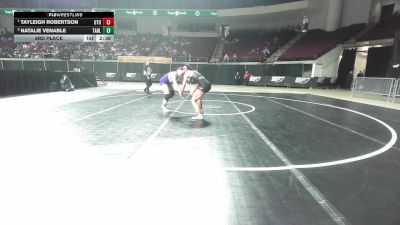 160 lbs 3rd Place - Tayleigh Robertson, Utah Tech (W) vs Natalie Venable, Tarleton State (W)