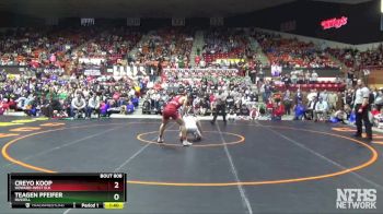 3-2-1A 165 1st Place Match - Creyo Koop, Howard-West Elk vs Teagen Pfeifer, Russell