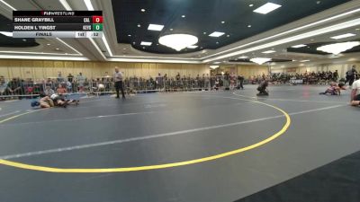 87 lbs Final - Shane Graybill, Cal Grapplers vs Holden L Yingst, Keystone Kids Wrestking Club