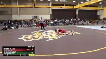 157 lbs 3rd Place Match - Thomas West, Baldwin Wallace vs Caleb Blake, Ohio Wesleyan
