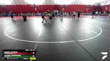 169-170 lbs Round 1 - Aaron Dotson, Glenbard East vs Tayden Amundson, WCAABE