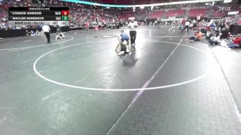 D3-157 lbs Cons. Round 1 - Connor Johnson, Weyauwega-Fremont vs Waylon Hargrove, Aquinas