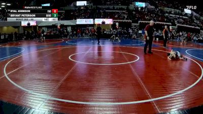 46 lbs Champ. Round 1 - Bryant Peterson, Tongue River Wrestling Club vs Ryal Johnson, Fergus Wrestling Club