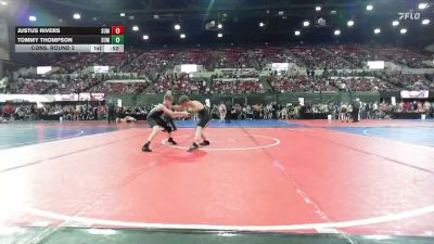 102 lbs Cons. Round 2 - Justus Rivers, Bearcats Wrestling Club Helena vs Tommy Thompson, Laurel Matburners