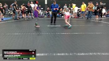 96 lbs Round 6 (8 Team) - Rhys McNulty, The Savage Barn Brothers vs Nabhanya Dhiman, Terps Northeast ES