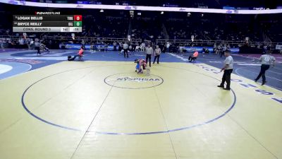 II-118 lbs Cons. Round 3 - Bryce Reilly, Our Lady Of Lourdes vs Logan Bellis, Tioga