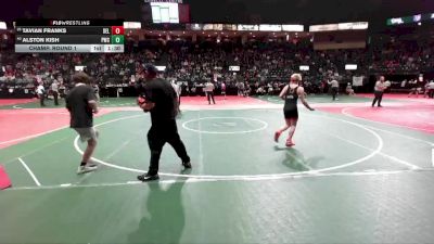 146 lbs Champ. Round 1 - Tavian Franks, DEL1 vs Alston Kish, PWCA