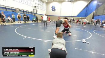 200 lbs Semifinal - James Cornpeach, Cougars Wrestling Club vs Luke Eggleston, Bear River Wrestling Club