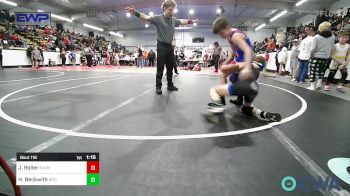 76 lbs Quarterfinal - Jaxon Roller, R.A.W. vs Hayden Beckwith, Miami Takedown Club