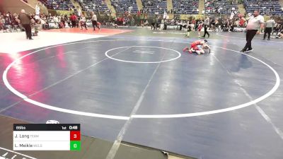 65 lbs Consi Of 8 #2 - Jaxson Long, Team Grand Valley Elite vs Leeland Meikle, Weld Central Middle School