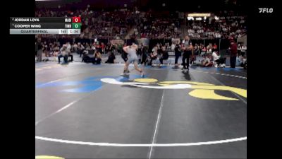 6A 138 lbs Quarterfinal - Cooper Wing, Timberline vs Jordan Loya, Madison
