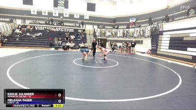 145 lbs Round 3 (4 Team) - Kaylie Julander, Sisters On The Mat vs Meleana Fager, Utah 2