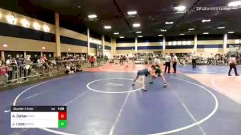 138 lbs Quarterfinal - Abel (A.J.) Gaitan, Temecula Valley HS vs Johnny Lopez, Poway