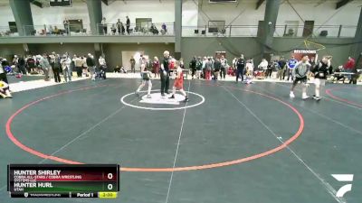 88 lbs Round 2 - Hunter Shirley, COBRA ALL-STARS / Cobra Wrestling Systems LLC vs Hunter Hurl, Utah