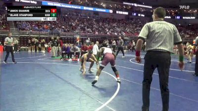 3A-132 lbs Champ. Round 1 - Blake Stanford, Norwalk vs Amos Guanue, Dowling Catholic