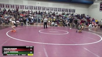 130 lbs Cons. Round 3 - Taylor Hoskins, Center Point-Urbana vs Alexis Anderson, Solon