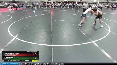 144 lbs Quarterfinal - Josiah Beltran, Wrestling Factory vs Liam Busch, Wisconsin