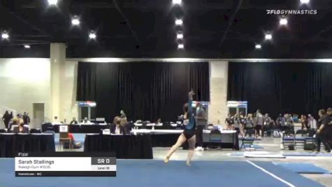 Sarah Stallings - Floor, Raleigh Gym #1035 - 2021 USA Gymnastics Development Program National Championships