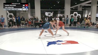135 lbs Cons. Quarters - Sasha Williams, Husky Wrestling Club vs Ava Strayer, Howe Wrestling School, LLC