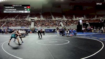 106-D3 5th Place Match - Caleb Kelly, Cactus Shadows High School vs Jace Brechler, Eastmark High School