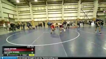 288 lbs Cons. Semi - Jaxon Snyder, Springville vs Matthew Schoen, Lone Peak