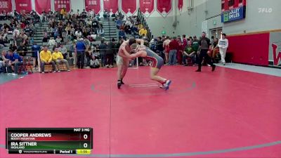 190 lbs Champ. Round 2 - Cooper Andrews, Rocky Mountain vs Ira Sittner, Highland