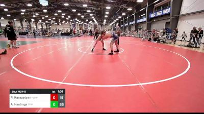 182 lbs Rr Rnd 2 - Ruben Karapetyan, Purple Platoon vs Adin Hastings, TYW New Breed High School