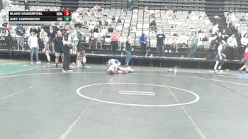 128-I lbs Quarterfinal - Blake VanDerPoel, Northern Delaware Wrestling Academy vs Joey Carrington, Greater Norristown K-8