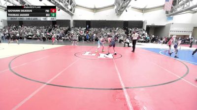 140-J lbs Quarterfinal - Giovanni DeJesus, Pro-ex Wrestling Club vs Thomas Jaeger, Militia Wrestling Club