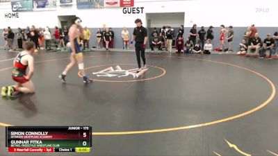 175 lbs Cons. Round 2 - Gunnar Fitka, Bethel Freestyle Wrestling Club vs Simon Connolly, Interior Grappling Academy