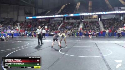 100 lbs Cons. Round 3 - Corinne Parker, WR- Topeka Blue Thunder vs Dynasty Connally, Hays