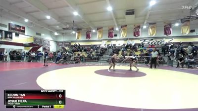 132 lbs Quarterfinal - Kelvin Tan, Rancho Mirage vs Josue Mejia, Valley View