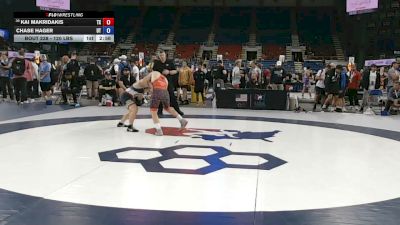 120 lbs Champ. Rd Of 128 - Kai Makridakis, Texas vs Chase Hager, Utah