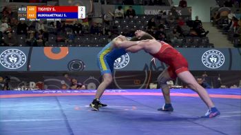 74 kg - Soslan Tigiyev, AZE vs Shynggys Mukhametkaliyev, KAZ