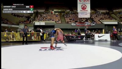 Cons. Round 4 - Anthony Cruz, Mad Dawg Wrestling Club vs Aiden Rios